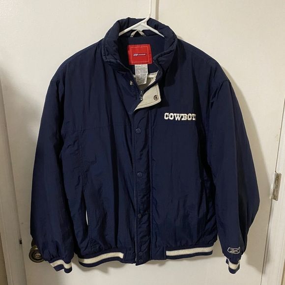 Reebok Other - VTG 80s Reebok Cowboys Boys Puffer Jacket L